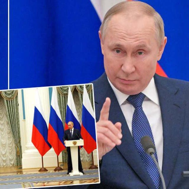 Emmanuel Macron i Vladimir Putin
