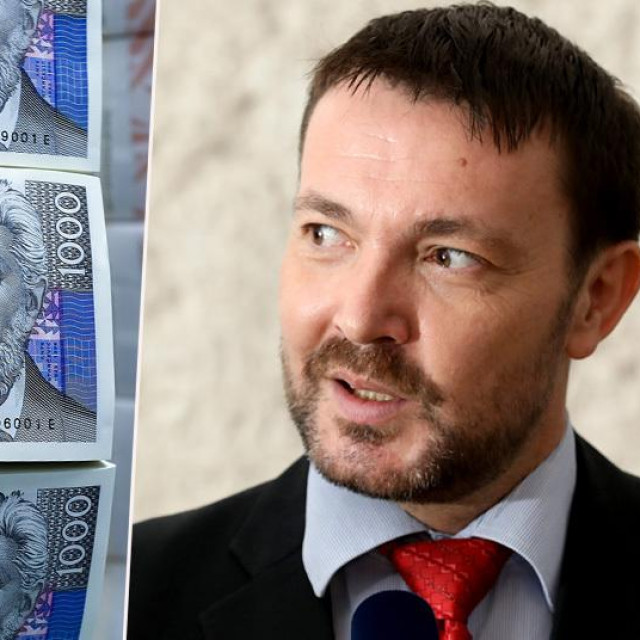 Novčanice od 1000 kuna i Arsen Bauk