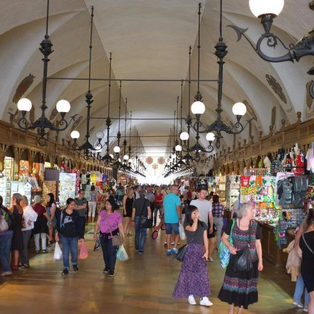 Prizor iz Krakova, arhivska fotogarfija
