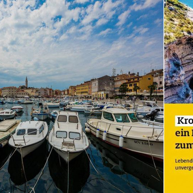 Rovinj; naslovnica brošure ADAC-a o Hrvatskoj
