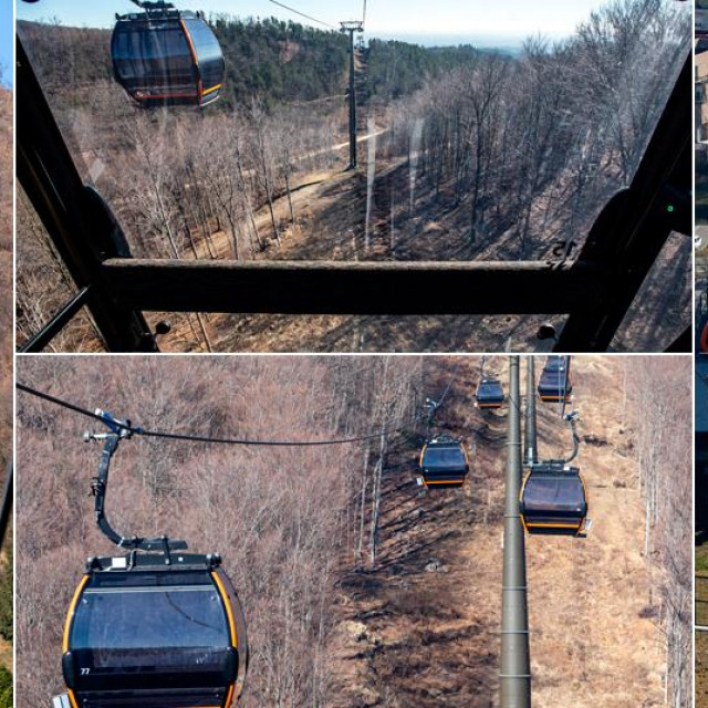 Probna vožnja sljemenskom žičarom
