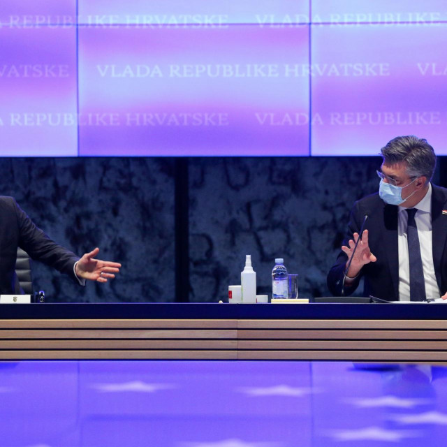 Zdravko Marić i Andrej Plenković
