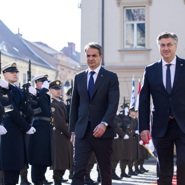 Kiriakos Micotakis i Andrej Plenković