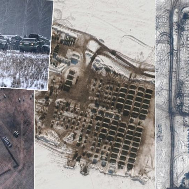 Ruske snage na granici s Ukrajinom
