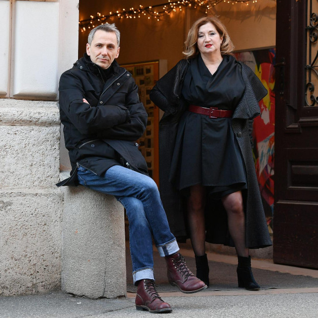 Oliver Frljić i Mirjana Dugandžija
