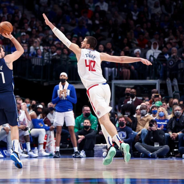 Luka Dončić i Ivica Zubac
