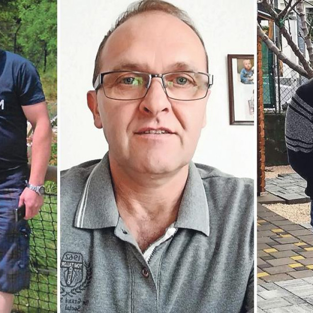 Varaždinci Igor Soldatek (lijevo), Zvonko Kišić (u sredini) i Dušan Brodar (desno)