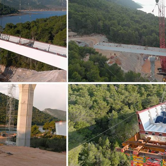 Gradilište mosta Ston
