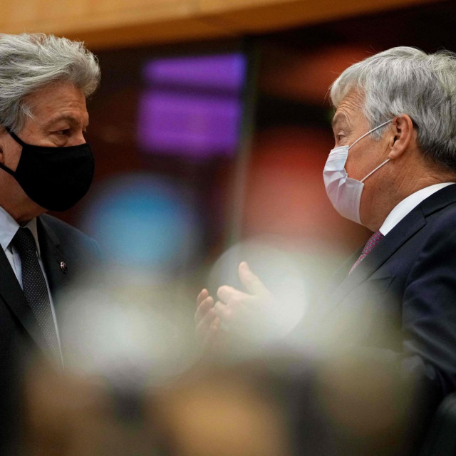 Povjerenici EK Thierry Breton i Didier Reynders
