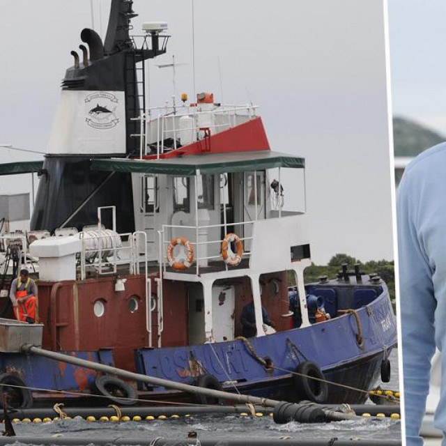 Kavezi za tune tvrtke Ante Gotovine na lokaciji kod otoka Vrgade
