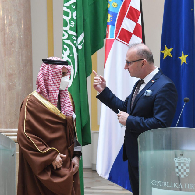 princ Faisal bin Farhan Al Saud i Gordan Grlić Radman
