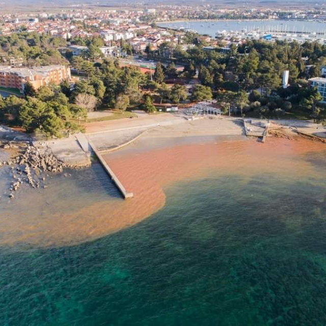 Pješčana plaža u Umagu na Punti
