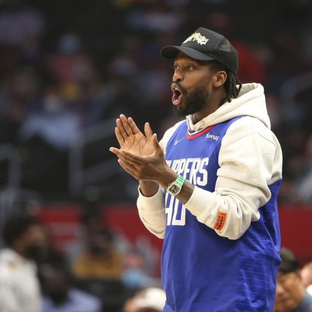 Patrick Beverley je utakmicu gledao u Zupčevom dresu

