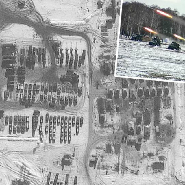 Ruske snage uz granicu s Ukrajinom
