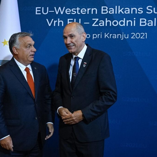 Viktor Orban i Janez Janša, arhivska fotografija
