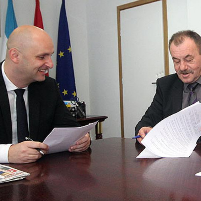 Tomislav Tolušić i Mirko Rončević, arhivska fotografija
