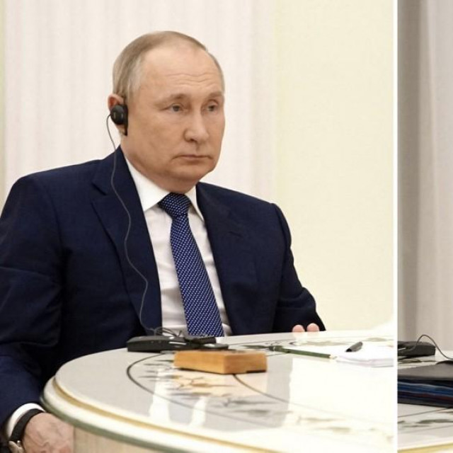 Vladimir Putin i Emmanuel Macron
