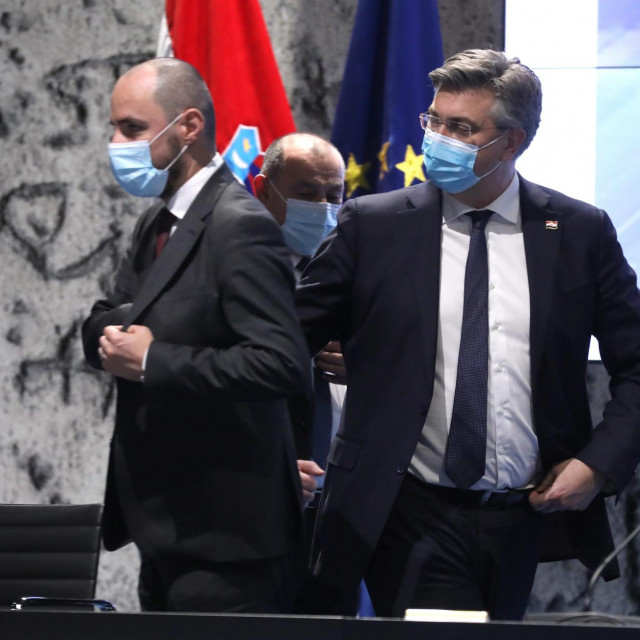 Boris Milošević i Andrej Plenković
