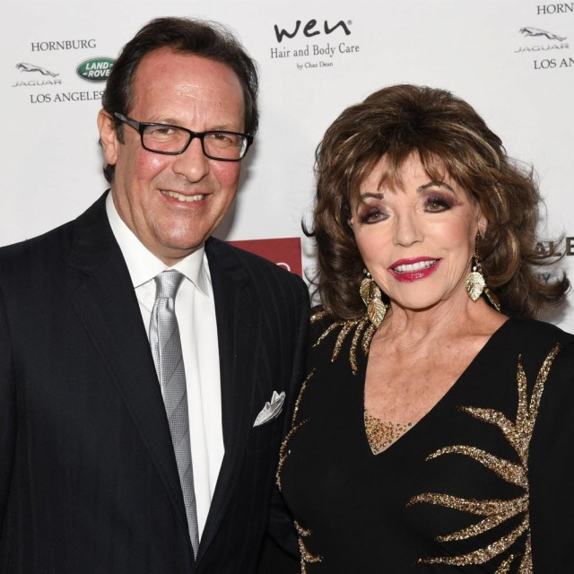 Percy Gibson i Joan Collins 
