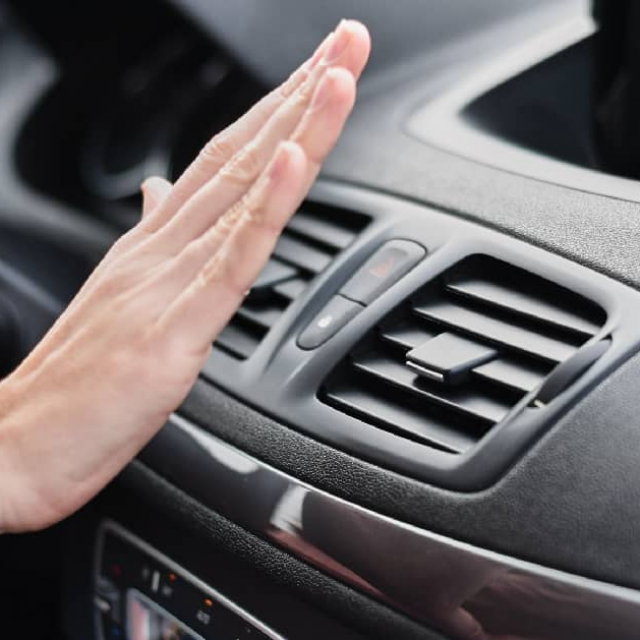 Korištenje klimatizacijskog sustava u automobilu
