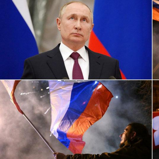 Vladimir Putin i slavlje u Donjecku
