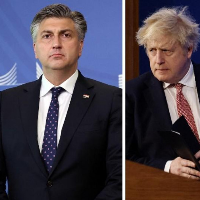 Joe Biden, Andrej Plenković i Boris Johnson
