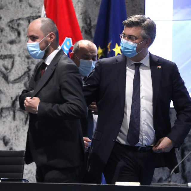 Boris Milošević i Andrej Plenković
