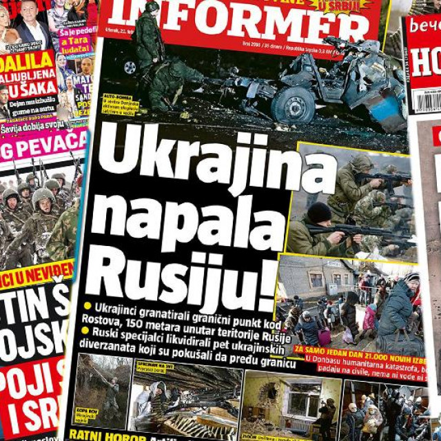 Naslovnice srpskih tabloida
