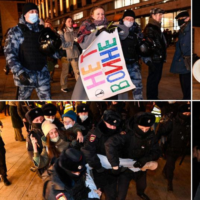 Antiratni prosvjedi u Moskvi
