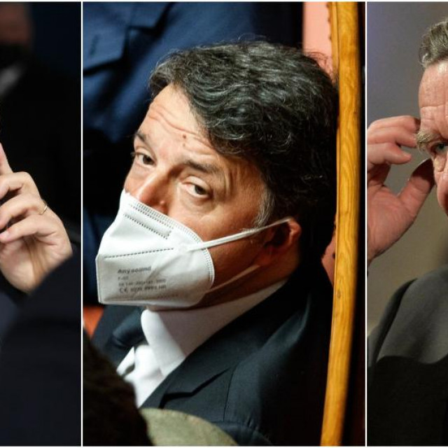Viktor Orban, Matteo Renzi, Gerhard Schröder
