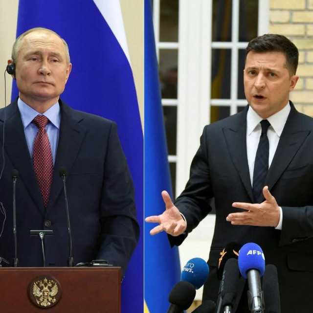 Vladimir Putin i Volodimir Zelenski
