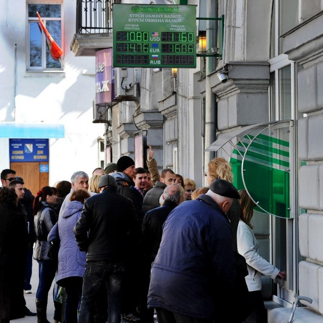 Posljednji put je navala na bankomate u Rusiji zabilježena 2014. godine, nakon aneksije Krima
