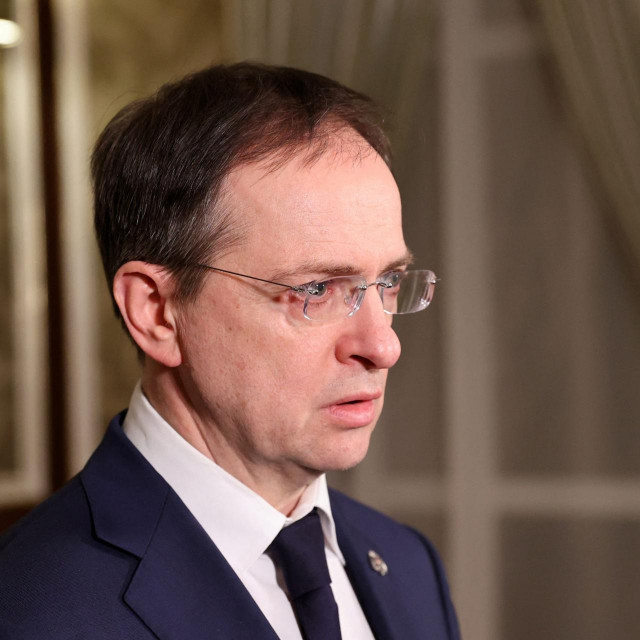 Glavni ruski pregovarač Vladimir Medinski
