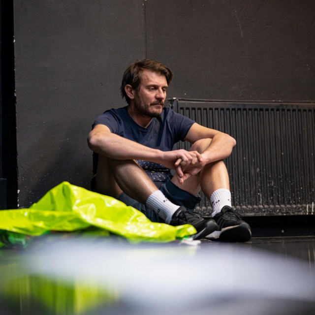 Frano Mašković u predstavi 'Bura'
