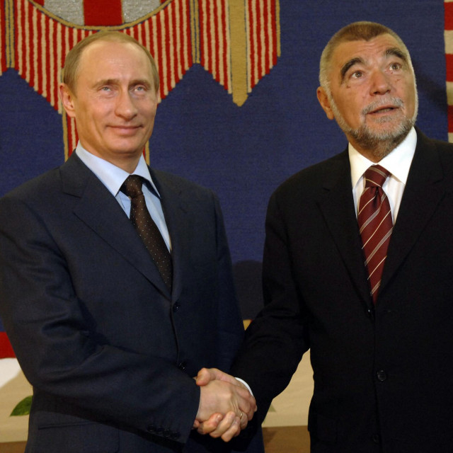 Vladimir Putin i Stipe Mesić
