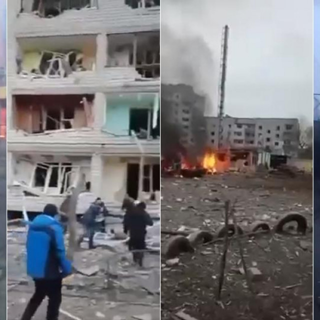 Borodjanka nakon granatiranja

