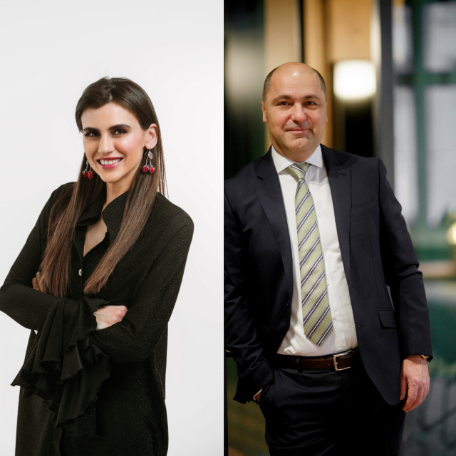 Poduzetnica Ana Volk i Damir Brkić, član uprave KentBank-e
