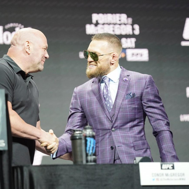 Dana White i Conor McGregor
