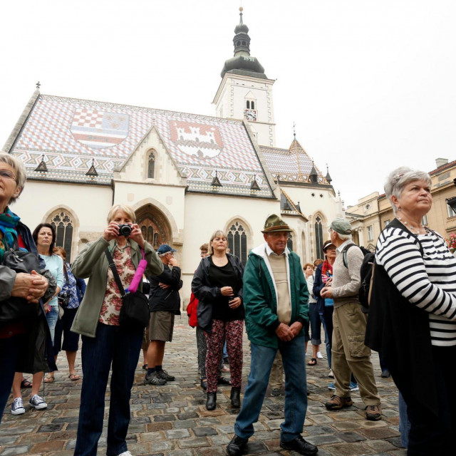 Turisti u Zagrebu
