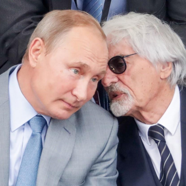 Vladimir Putin i Bernie Ecclestone
