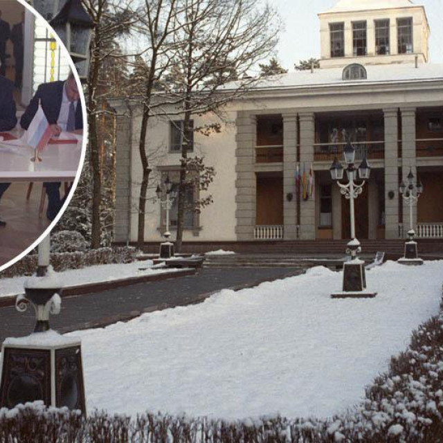 Vila u Beloveškoj šumi u kojoj je potpisan sporazum o stvaranju ZND-a
