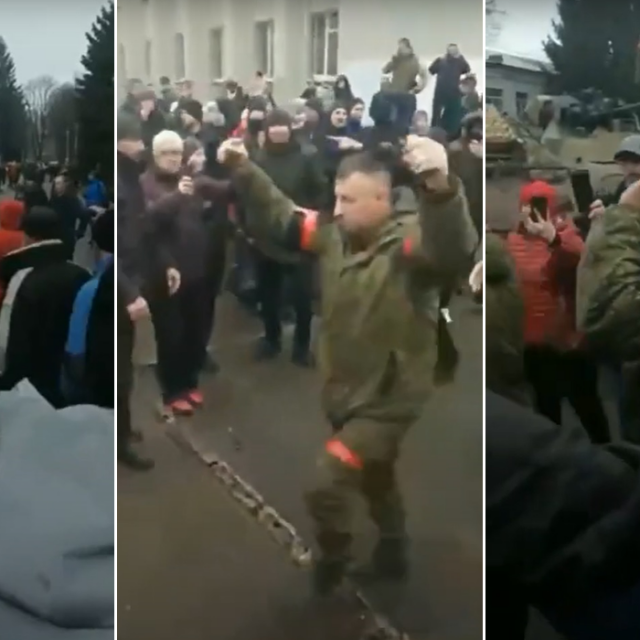 Ukrajinci protjeruju Ruse iz grada Konotopa
