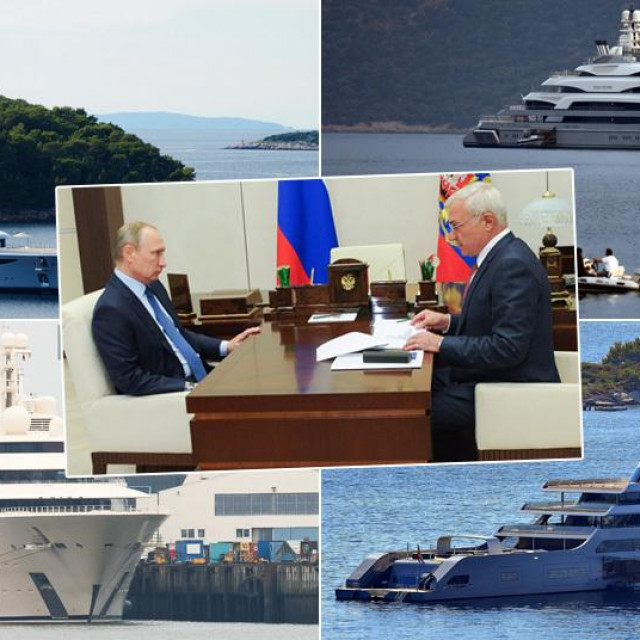 Jahte ruskih oligarha, Vladimir Putin i Viktor Rašnikov
