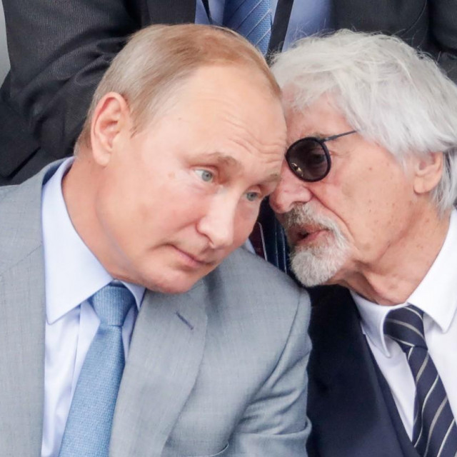 Vladimir Putin i Bernie Ecclestone
