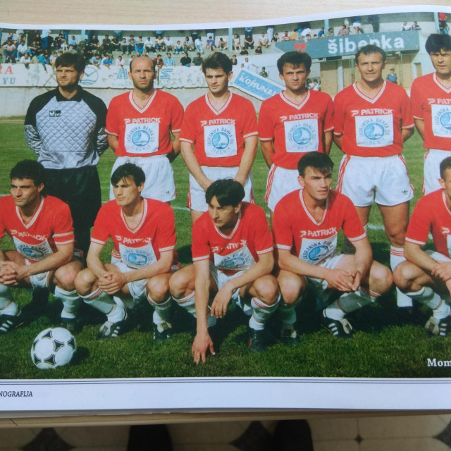 Momčad Šibenika koja je nastupala u prvoligaškom prvenstvu 1992. godine

