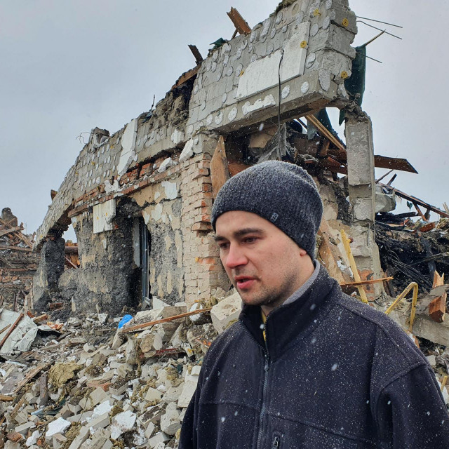 Olegova supruga Katja smrtno je stradala prilikom ruskog bombardiranja Žitomira
