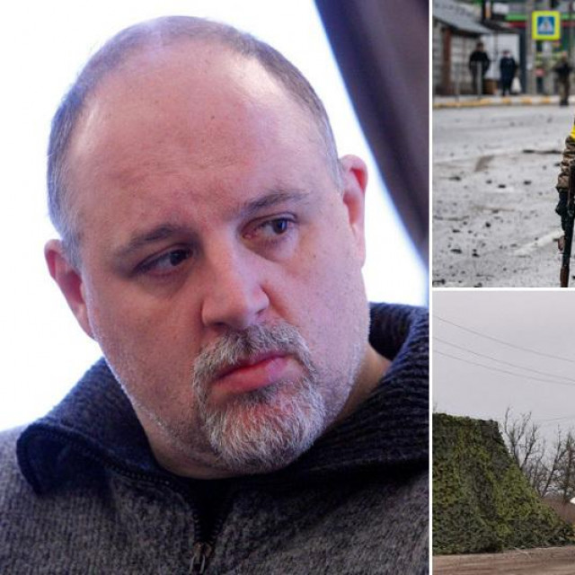 Igor Tabak (lijevo), ukrajinski vojnici (gore), ruski tenk (dolje)
