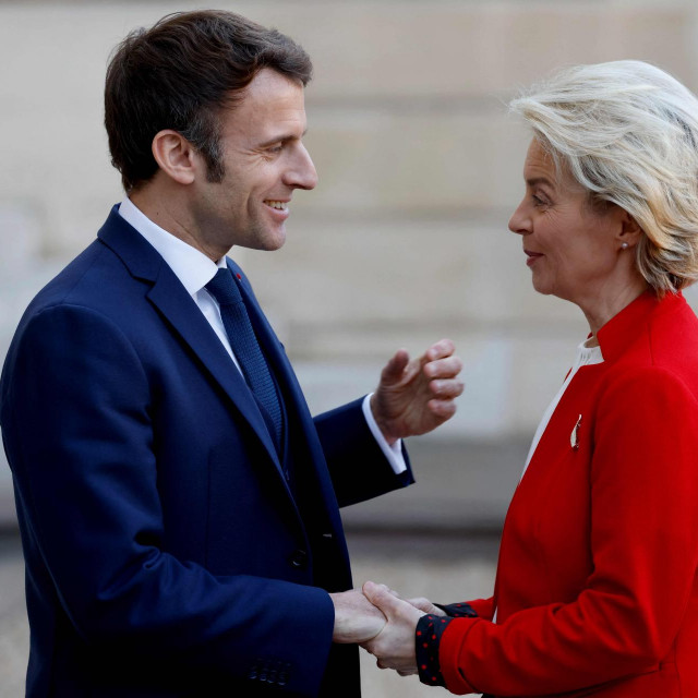 Emmanuel Macron i Ursula von der Leyen
