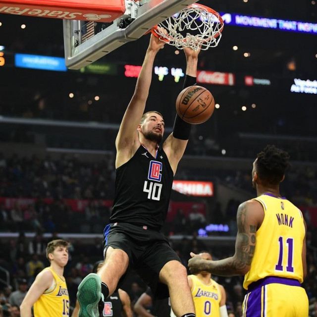 Ivica Zubac je odigrao odlično i protiv Lakersa
