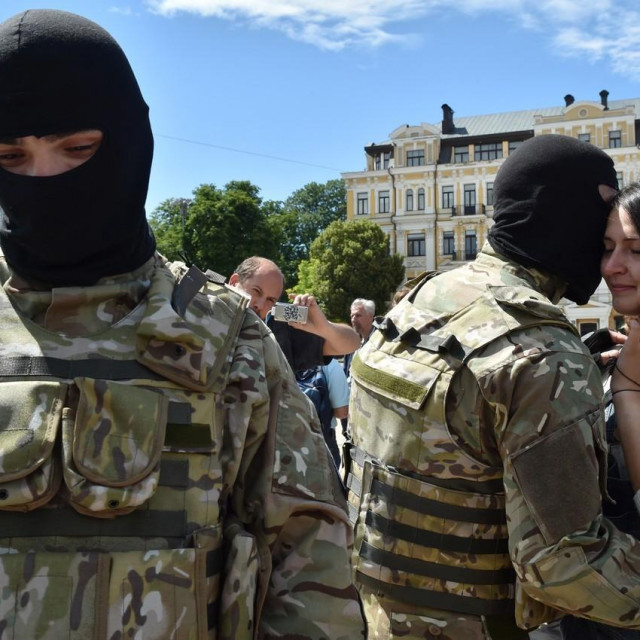 Pripadnici Azova (fotografija iz 2014. godine)
